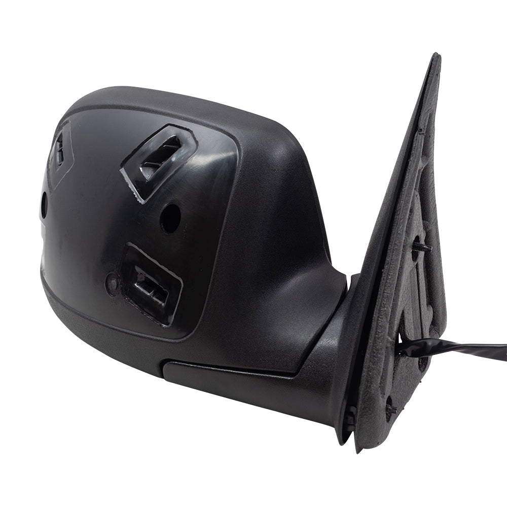 Brock Aftermarket Replacement Passenger Right Power Mirror Paint to Match & Textured Black Cap with Heat-Signal on Glass-Puddle Light-Manual Folding Compatible with 2003-2006 Chevy Silverado