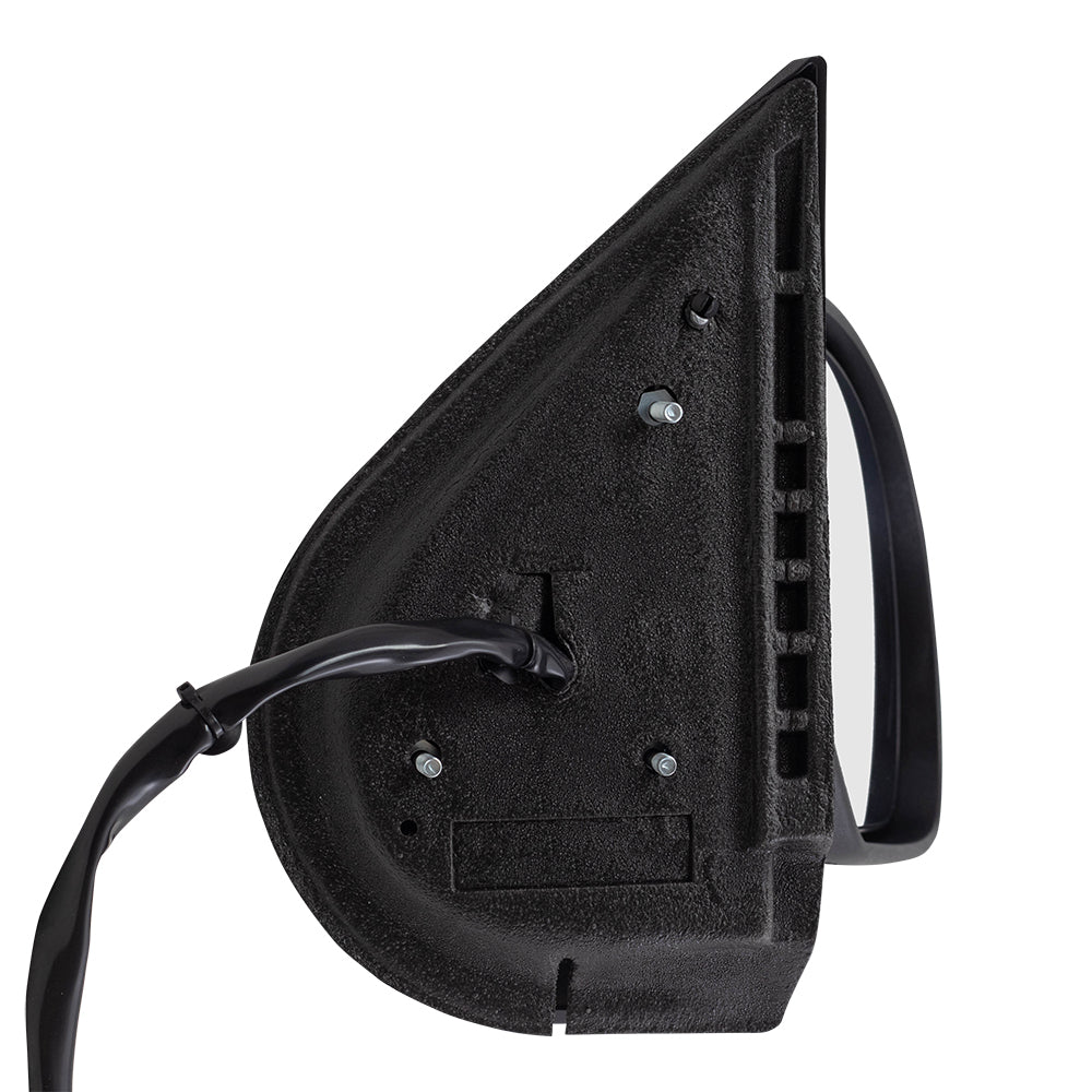 Replacement Set Driver and Passenger Power Door Mirrors Heated Chrome Cap Compatible with 2009-2013 Silverado Pickup Truck