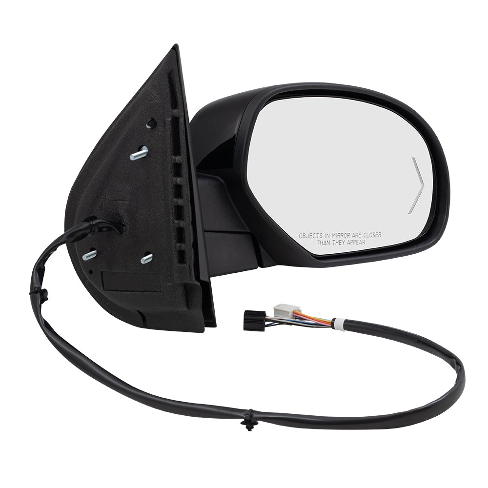 Replacement Set Driver and Passenger Power Folding Mirrors Heated Compatible with 2009-2013 Silverado Pickup Truck 20843142 20756891