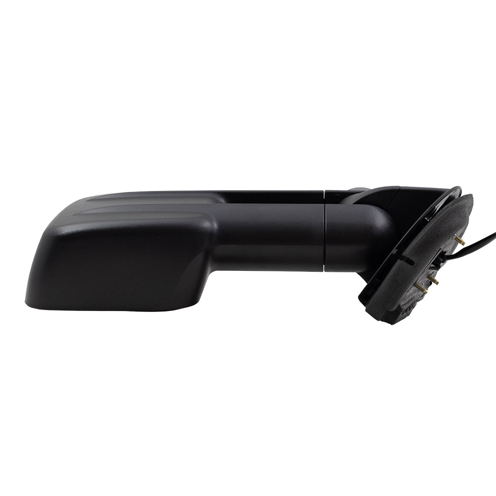 Brock Replacement Set Power Tow Side Telescopic Mirrors Heated Signal on Glass Compatible with 2007-2014 Silverado Sierra Escalade Tahoe Yukon