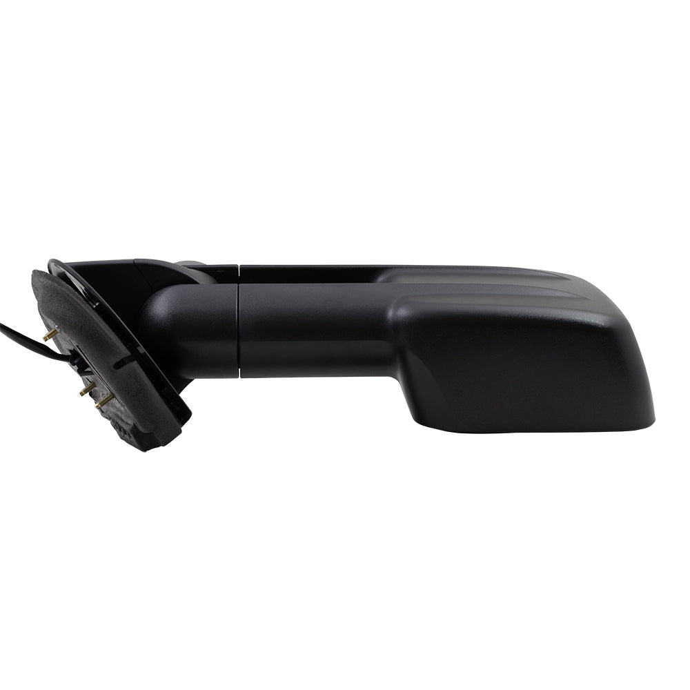 Brock Replacement Driver Power Tow Telescopic Mirror Heated Signal on Glass Compatible with 2007-2014 Silverado Sierra Escalade Yukon Tahoe