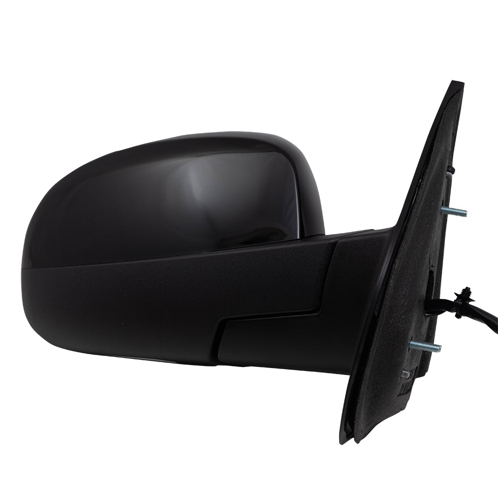 Power Door Mirror Power Folding-Smooth Black Cap-Heat-Signal On Glass-Memory-Puddle Light Without Blind Spot Detection-Auto Dimming Passenger Right For 2007-2014 Silverado/Sierra 2007-2014 GM Full Size SUV 2007-2013 Avalanche/Escalade EXT