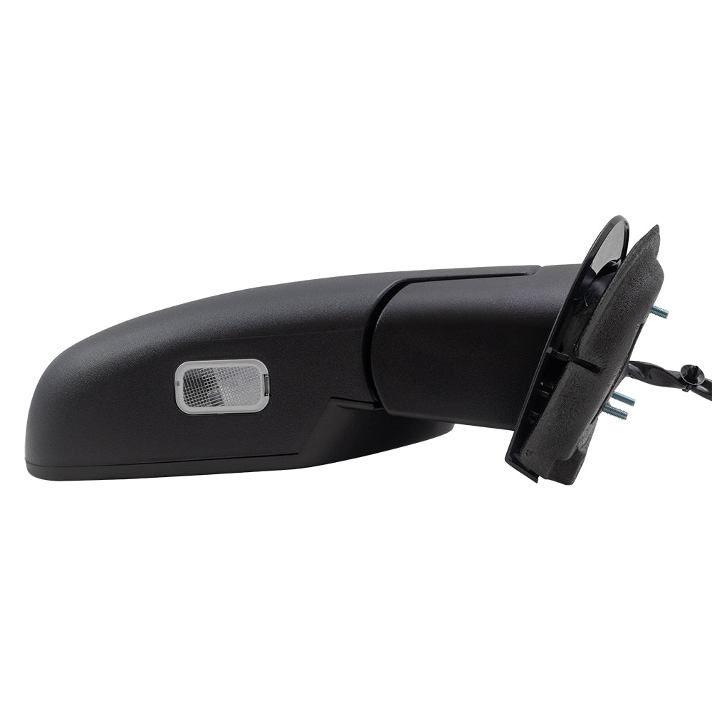 Replacement Passenger Power Side Door Mirror Heated Memory Puddle Lamp Signal on Glass Compatible with 2007-2014 Silverado Pickup Truck