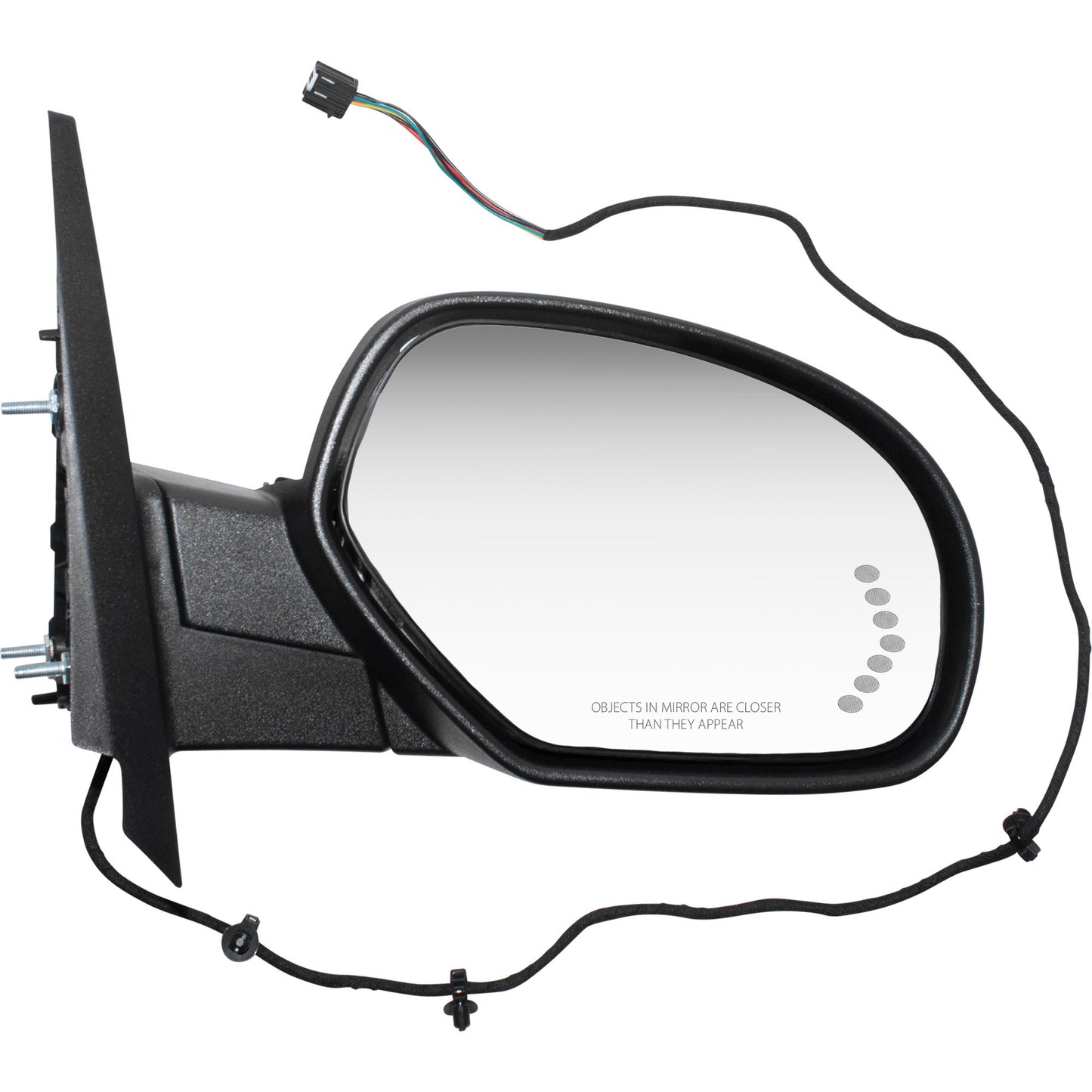 Brock Replacement Driver and Passenger Performance Upgrade Power Side Door Mirrors Heated Signal on Glass Compatible with 07-14 Silverado Sierra Pickup Truck