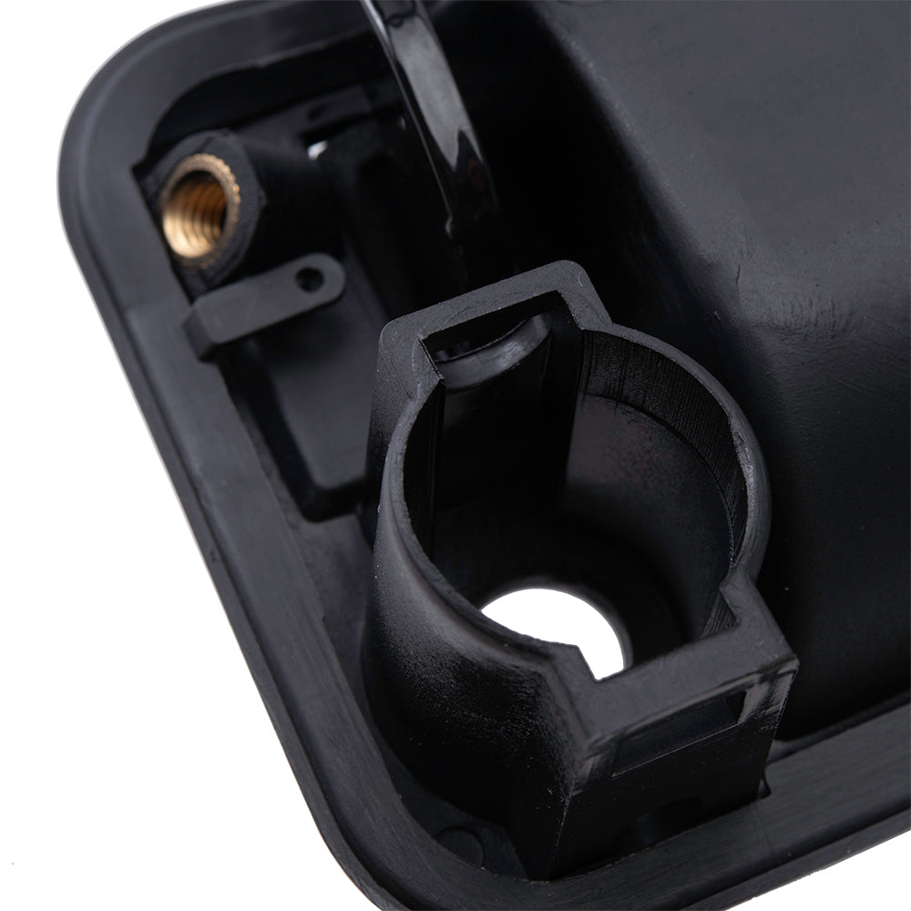 Brock Replacement Driver Left Outside Door Handle Paint To Match Black Metal Handle-Plastic Base Compatible With 1988-2000 GM Pickup/SUV