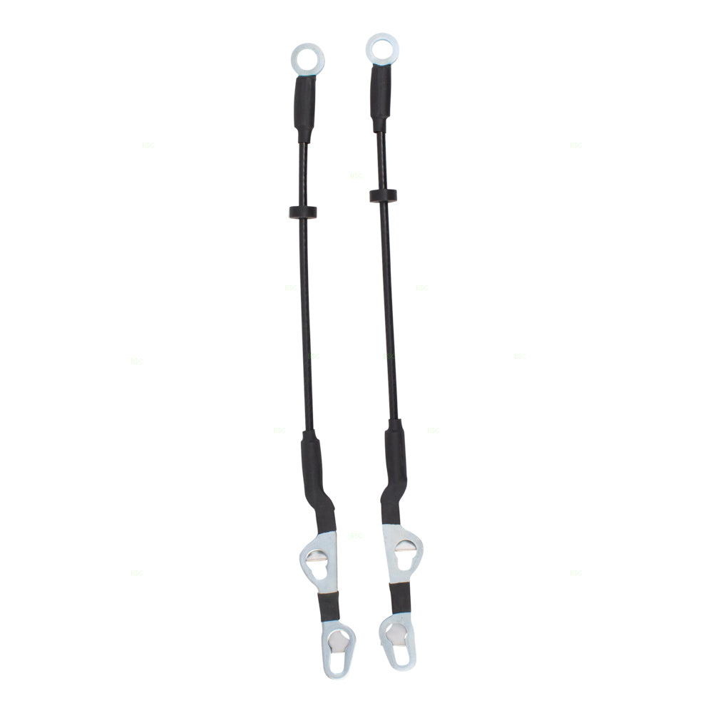 Brock Replacement Set Tailgate Cables w/Hardware Kit Compatible with 2004-2012 Colorado Canyon Pickup Truck 20817818