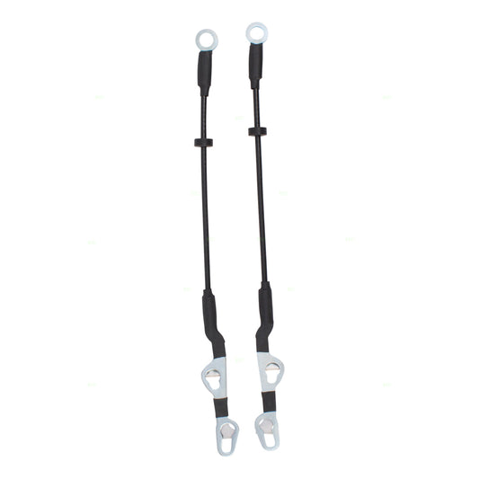 Brock Replacement Set Tailgate Cables w/Hardware Kit Compatible with 2004-2012 Colorado Canyon Pickup Truck 20817818