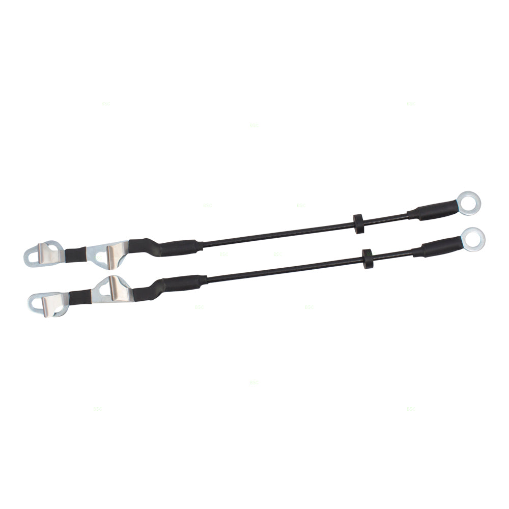 Brock Replacement Set Tailgate Cables w/Hardware Kit Compatible with 2004-2012 Colorado Canyon Pickup Truck 20817818