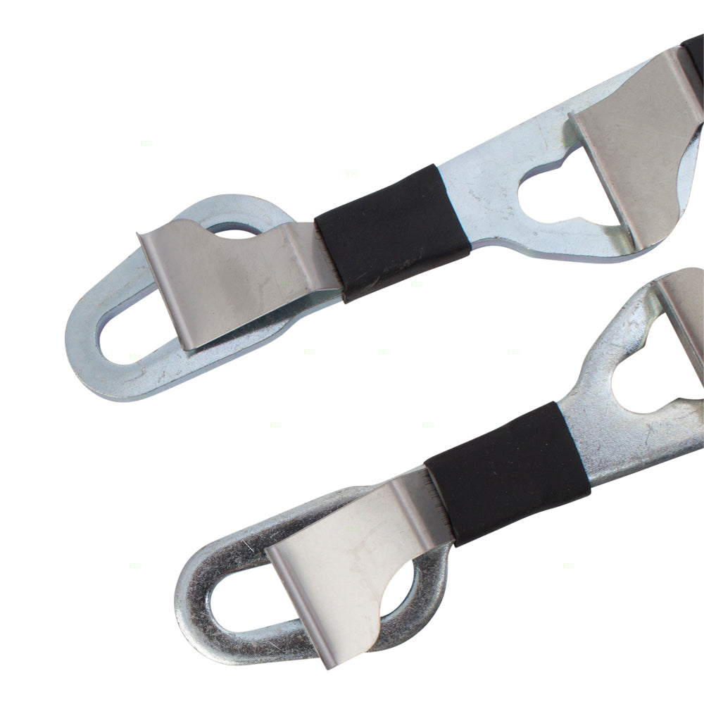 Brock Replacement Set Tailgate Cables w/Hardware Kit Compatible with 2004-2012 Colorado Canyon Pickup Truck 20817818