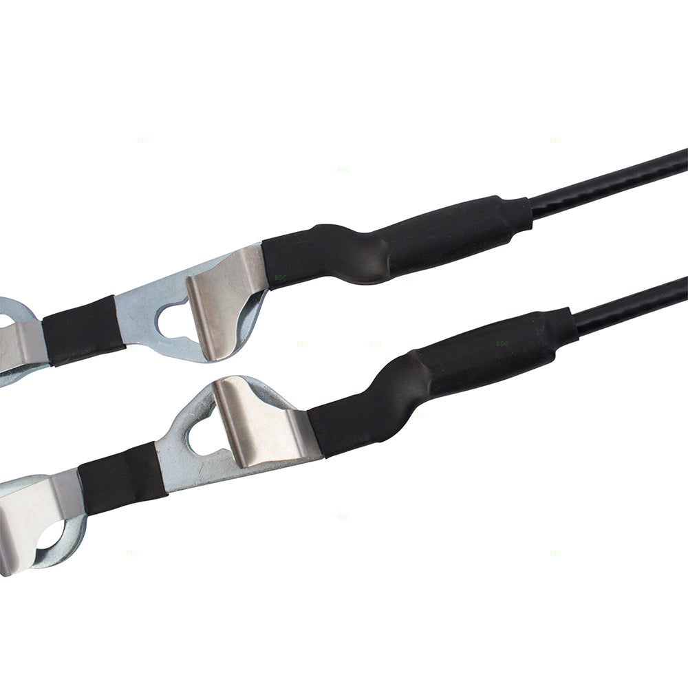 Brock Replacement Set Tailgate Cables w/Hardware Kit Compatible with 2004-2012 Colorado Canyon Pickup Truck 20817818