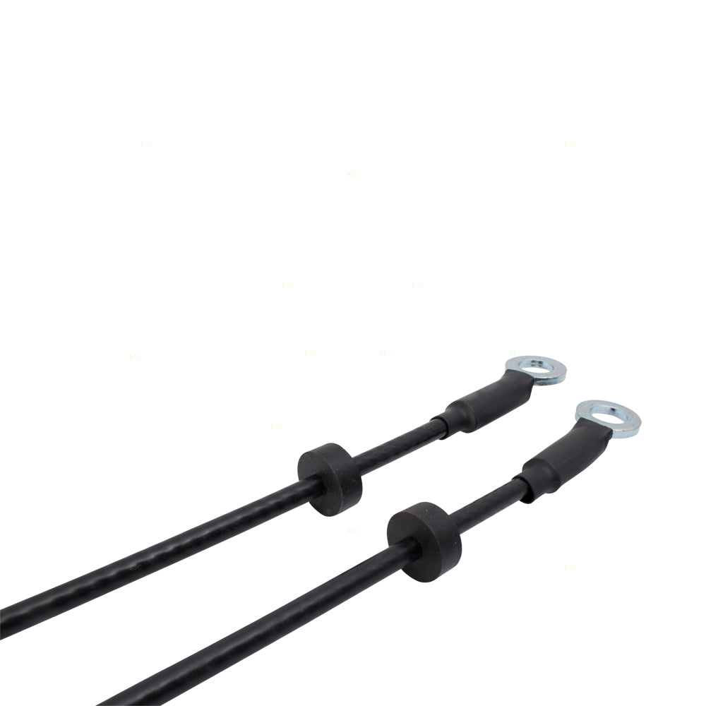 Brock Replacement Set Tailgate Cables w/Hardware Kit Compatible with 2004-2012 Colorado Canyon Pickup Truck 20817818