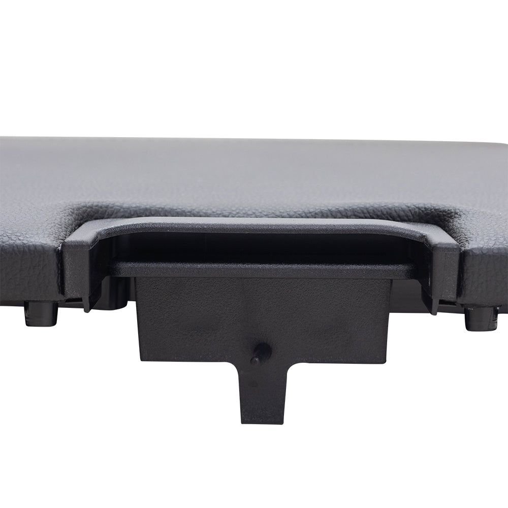 Brock Replacement Front Center Console Black Lid Repair Compatible with 2007-2013 Silverado Sierra Escalade Pickup Truck with Split Bench 20864151