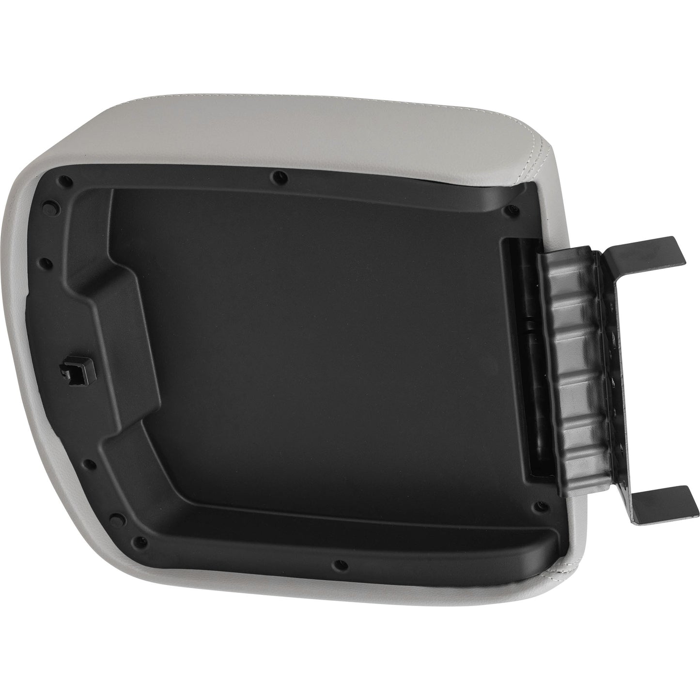 Brock Replacement Gray Center Console Armrest Lid Cover Compatible with 2007-2013 Silverado Sierra Tahoe Escalade Pickup Truck with Full Center Console