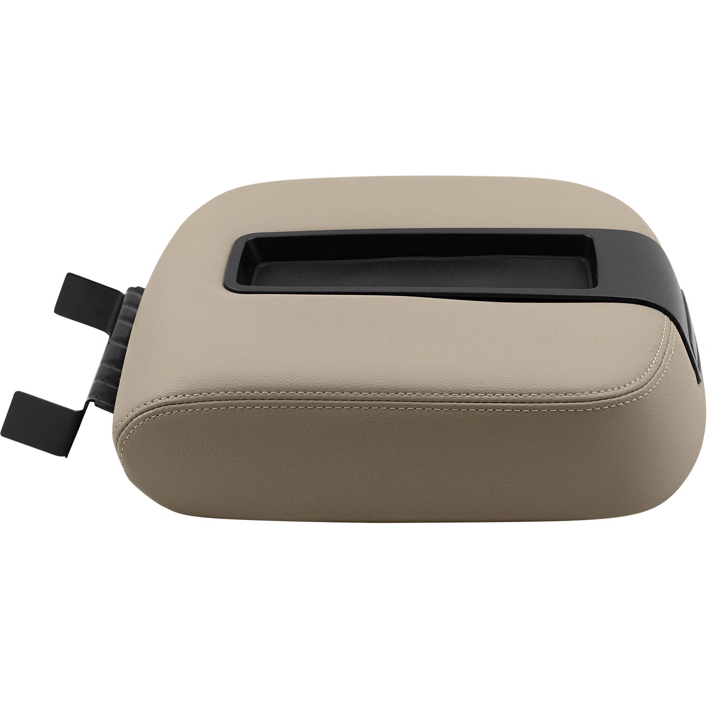 Brock Replacement Tan Center Console Armrest Lid Cover Compatible with 2007-2013 Silverado Sierra Tahoe Escalade Pickup Truck with Full Center Console
