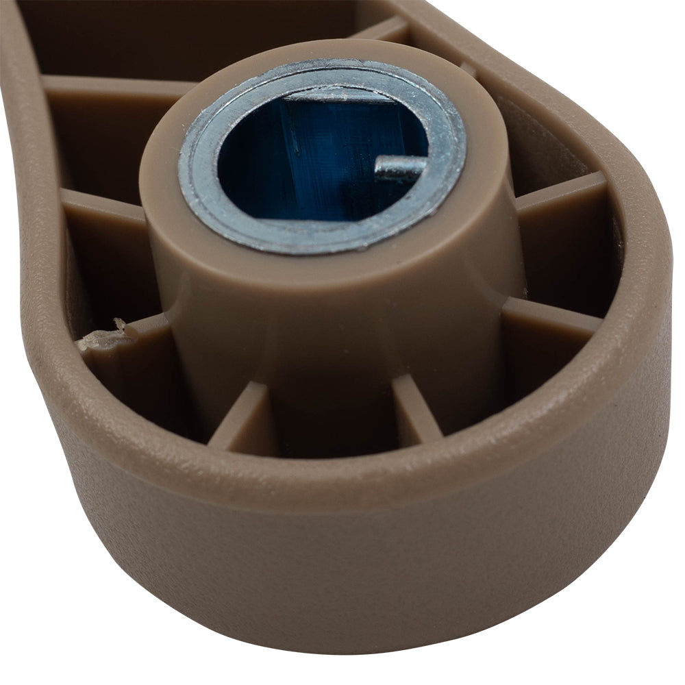 Brock Replacement Driver and Passenger Set Front Tan Manual Recliner Handles Compatible with 2006-2010 Colorado Canyon Pickup Truck