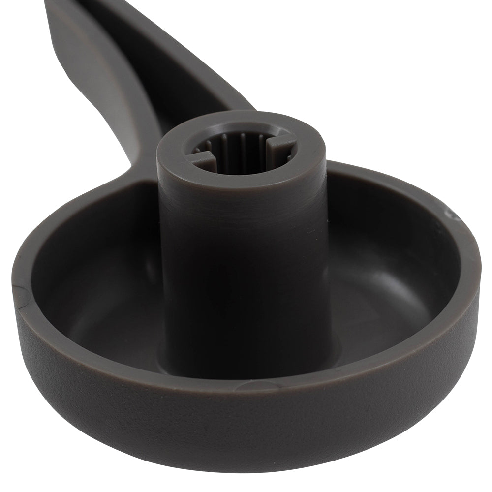 Brock Replacement Set Front Recliner Handles Gray Compatible with 2003-2007 Silverado Sierra Pickup Truck w/Split Bench