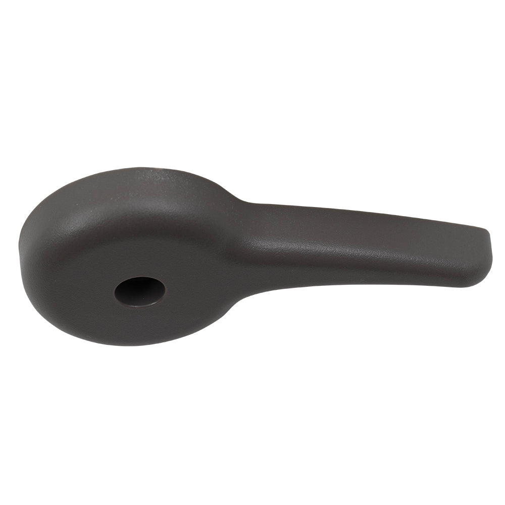 Brock Replacement Passenger Front Recliner Handle Gray Compatible with 2003-2007 Silverado Sierra Pickup Truck w/ Split Bench