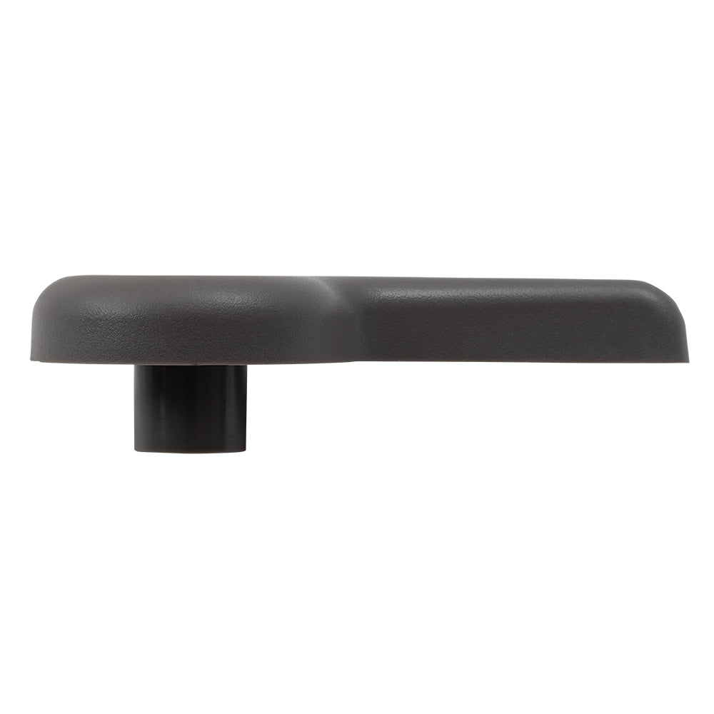 Brock Replacement Passenger Front Recliner Handle Gray Compatible with 2003-2007 Silverado Sierra Pickup Truck w/ Split Bench