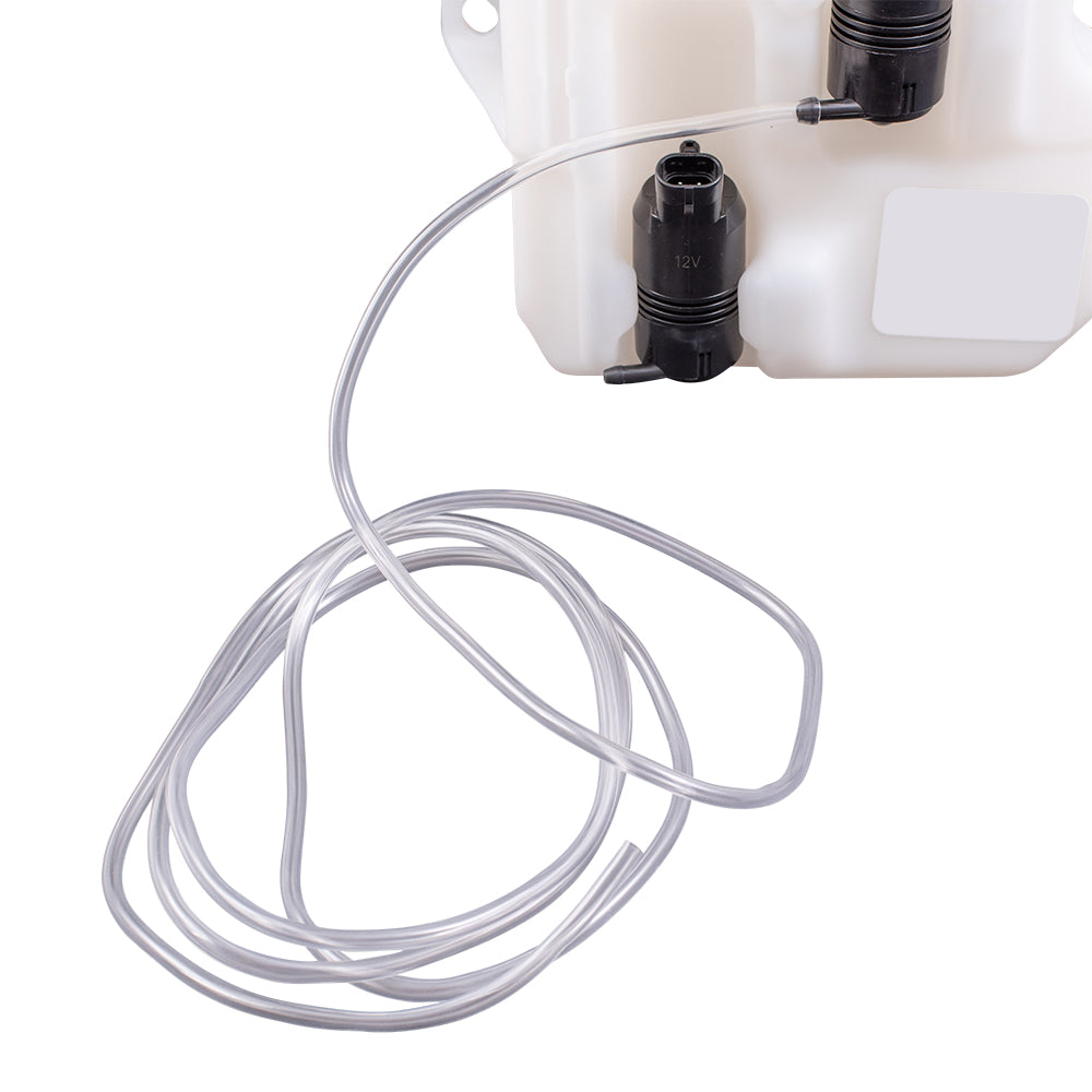 Brock Replacement Windshield Washer Reservoir with Cap, Pump and Low Fluid Sensor Compatible with 2007-2014 Yukon/Yukon XL/Tahoe/ Suburban/Escalade/Escalade ESV & 2008-2013 Tahoe Hybrid/Yukon Hybrid