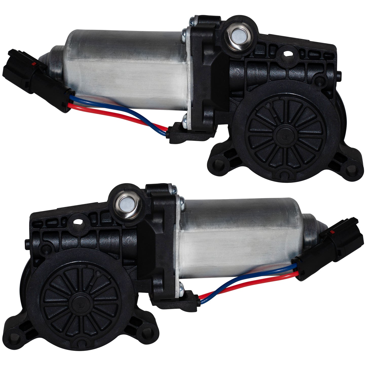 Brock Replacement Set Front Power Window Lift Regulator Motors Compatible with 96-02 Express Savana Van 19152021 19152022