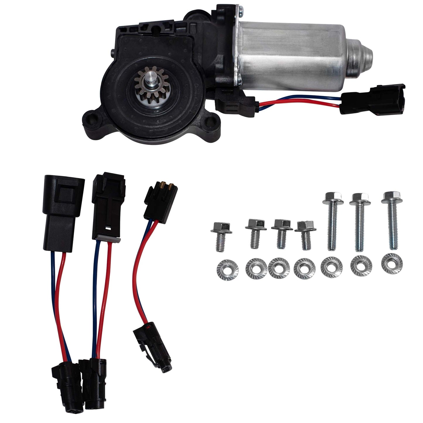Brock Replacement Front Passenger Power Window Lift Regulator Motor Compatible with 96-02 Express Savana Van 19152022