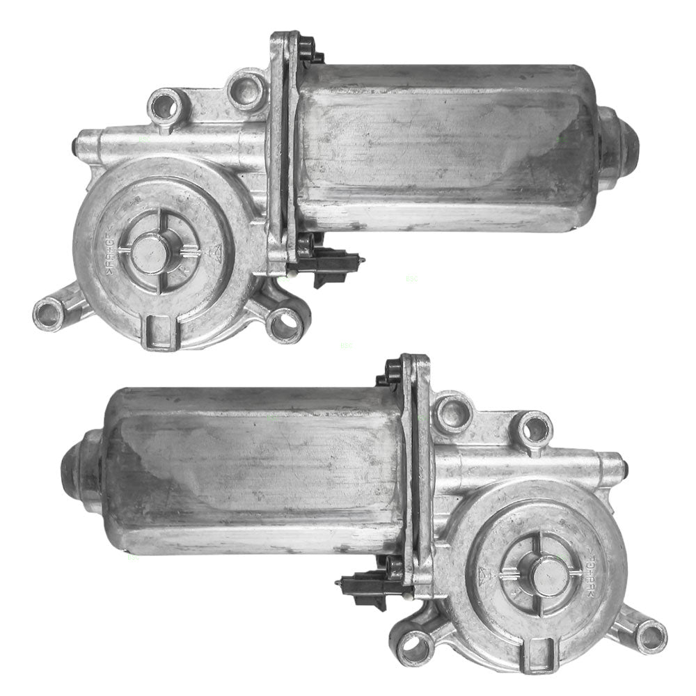 Brock Replacement Set Front Power Window Regulator Lift Motors Compatible with 1995-2005 Blazer 19152023 19151982