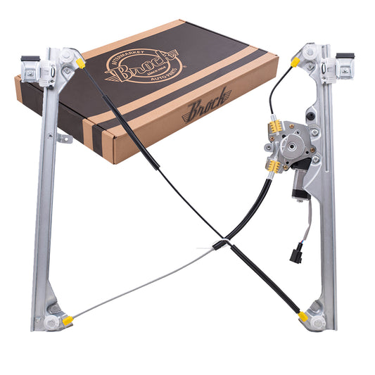 Window Regulator fits 99-06 GMC Chevrolet Pickup Truck Passenger Front w/Motor