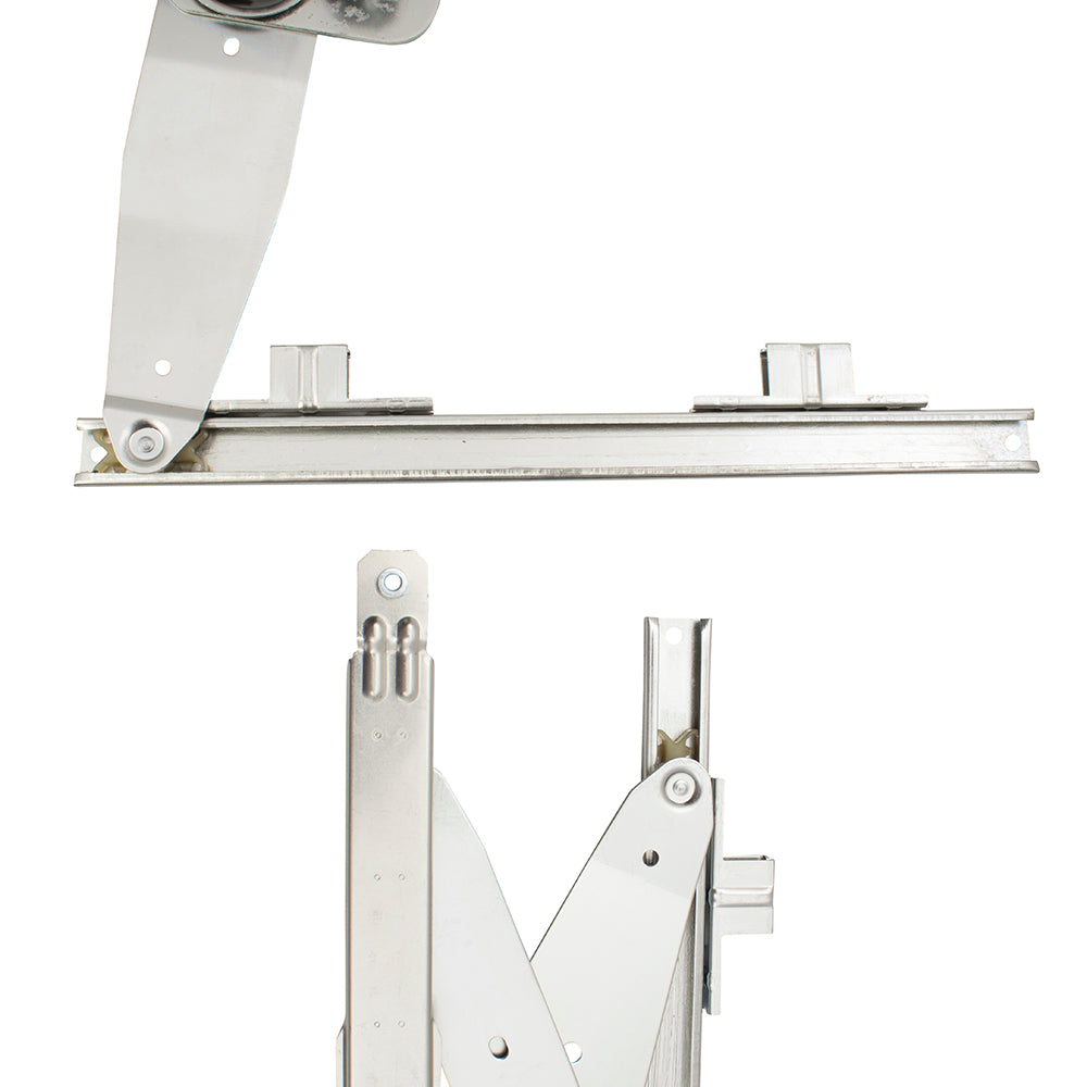 Brock Replacement 4 Pc Set Power Window Regulators with Motors Front & Rear Compatible with 1996-2002 S Series SL SW Sedan Wagon