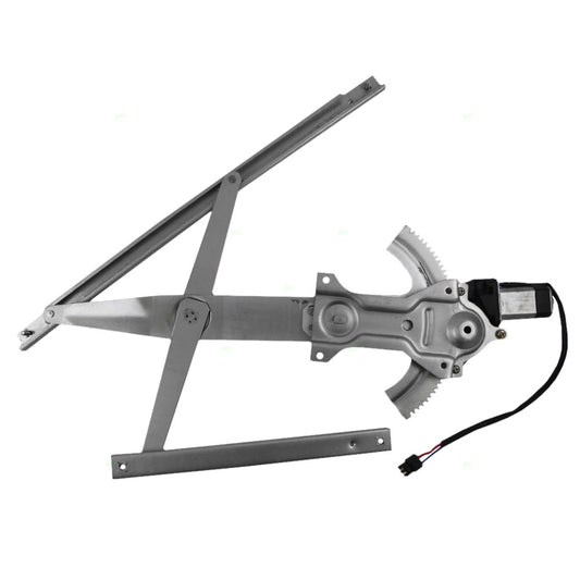 Aftermarket Replacement Drivers Front Power Window Regulator with Lift Motor Assembly Compatible with Skylark Achieva Grand Am Coupe 16636617