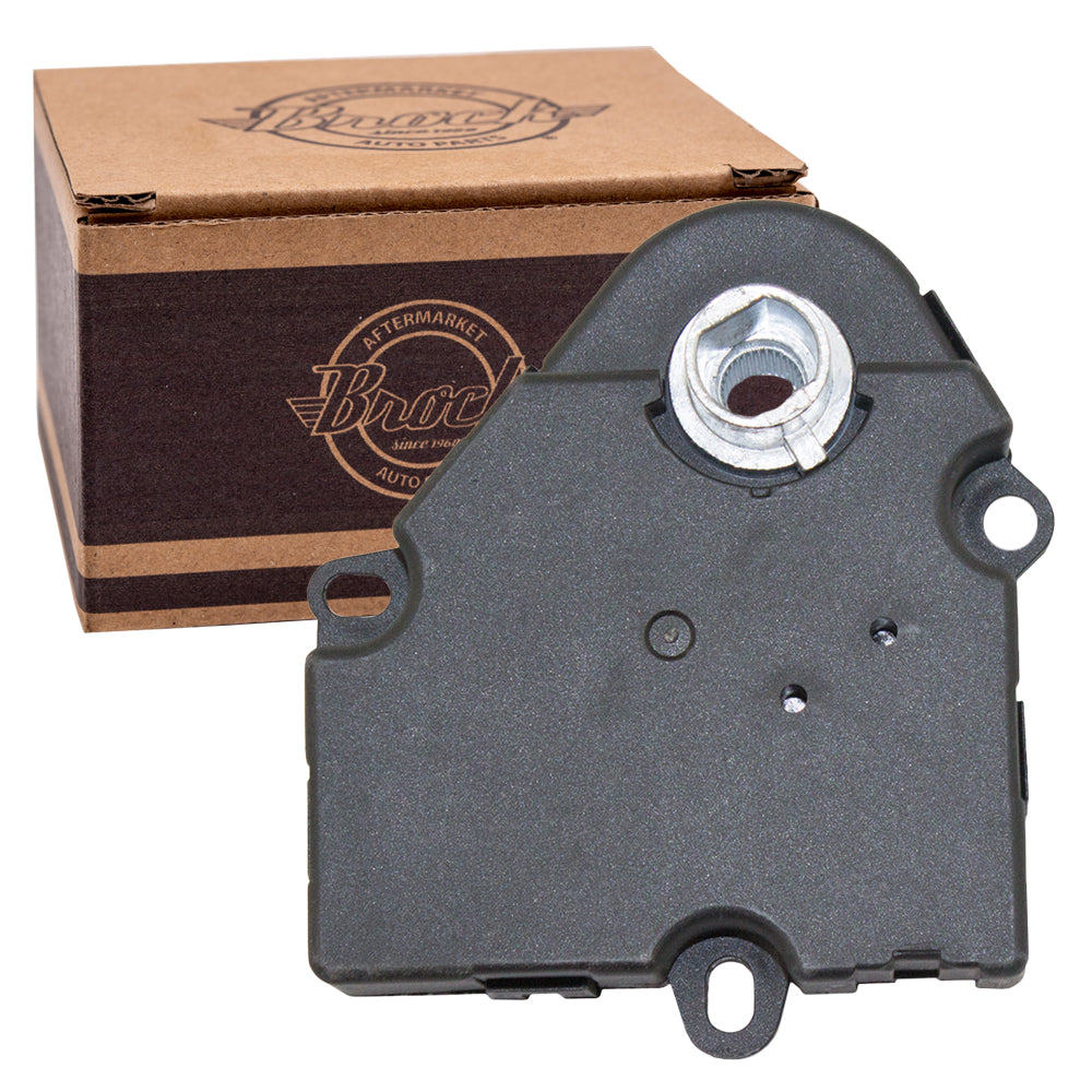 Brock Replacement HVAC Heater A/C Air Door Actuator Air Inlet Front Compatible with 1999-2007 Silverado Sierra Pickup Truck with Manual Temperature Control
