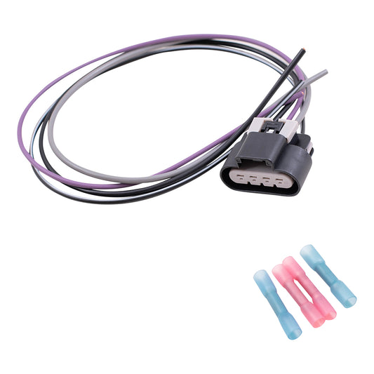 Brock Replacement Fuel Pump Wiring Harness Oval Connector Compatible with 1999-2007 Silverado Sierra Pickup Truck