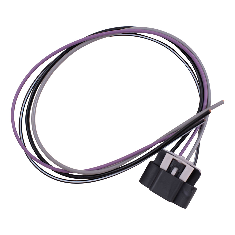 Brock Replacement Fuel Pump Wiring Harness Oval Connector Compatible with 1999-2007 Silverado Sierra Pickup Truck
