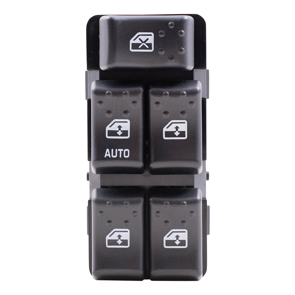 Brock Replacement Drivers Front Power Window Master Switch Compatible with 03-07 Sedan 22664398