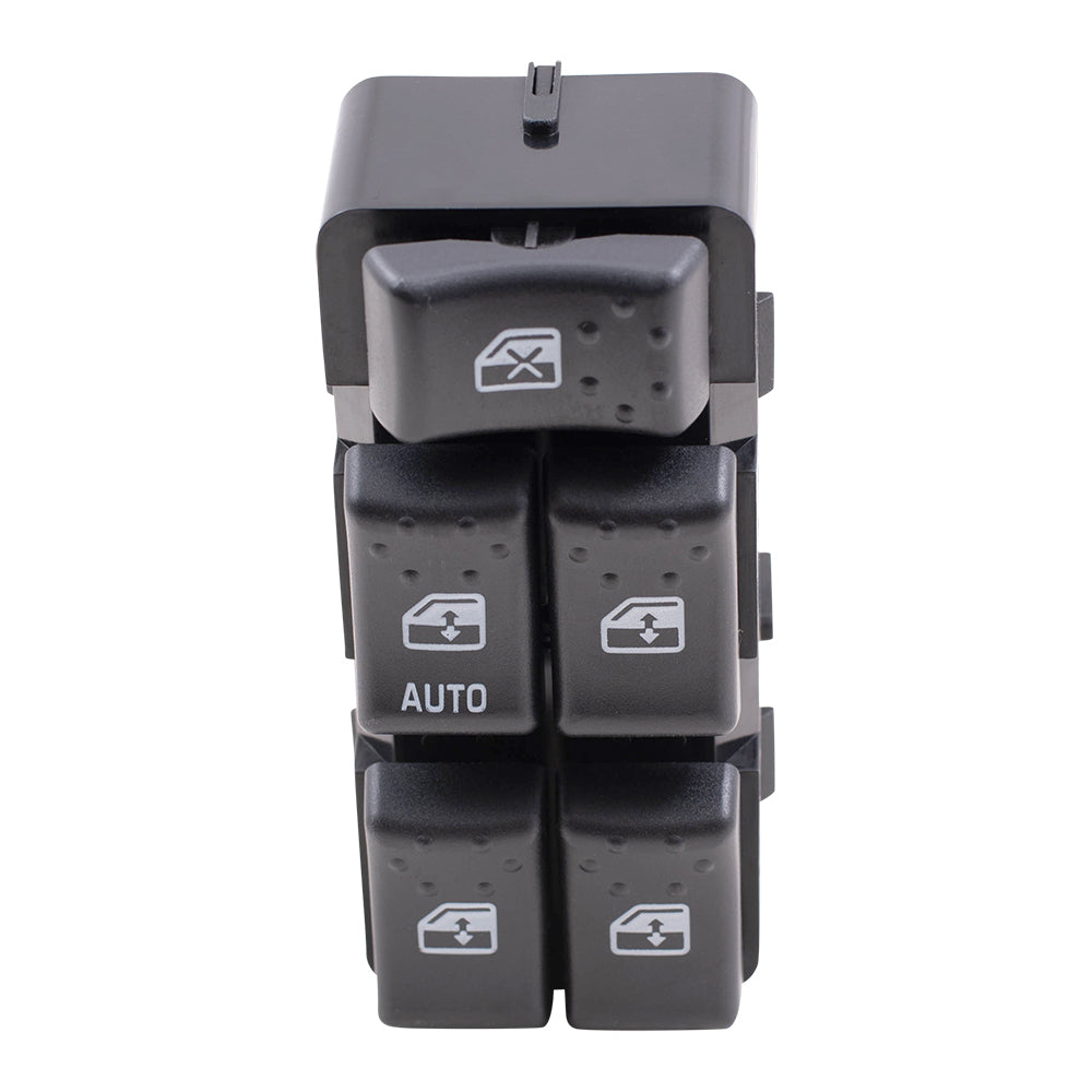 Brock Replacement Drivers Front Power Window Master Switch Compatible with 03-07 Sedan 22664398