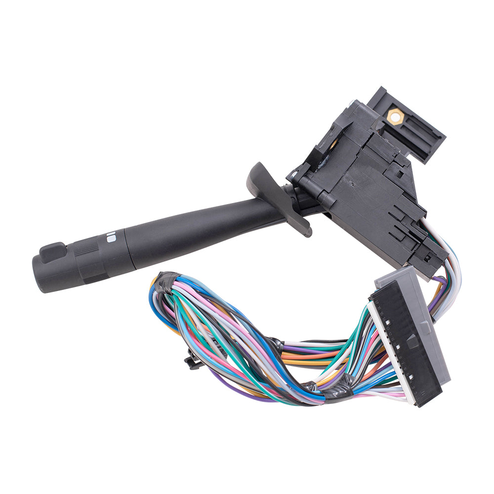 Brock Replacement Turn Signal Switch Cruise Control Wiper Brights & Hazard Warning Lever Compatible with 01-02 Express 01-02 Savana 03-09 Topkick 03-09 Kodiak Pickup Truck 26102159