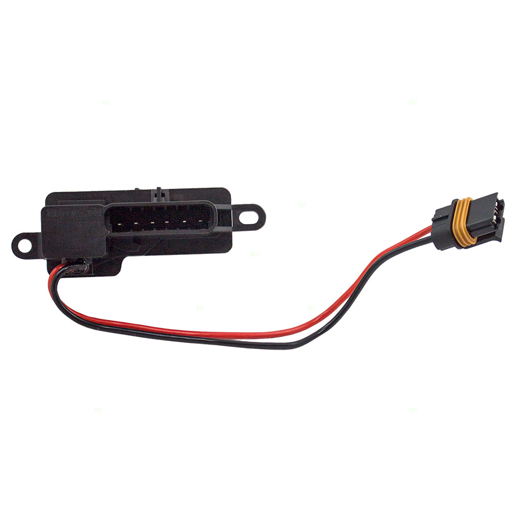 Brock Replement Front A/C Heater Blower Motor Resistor Compatible with 1996-2005 Astro Safari Van 89018436 12135105