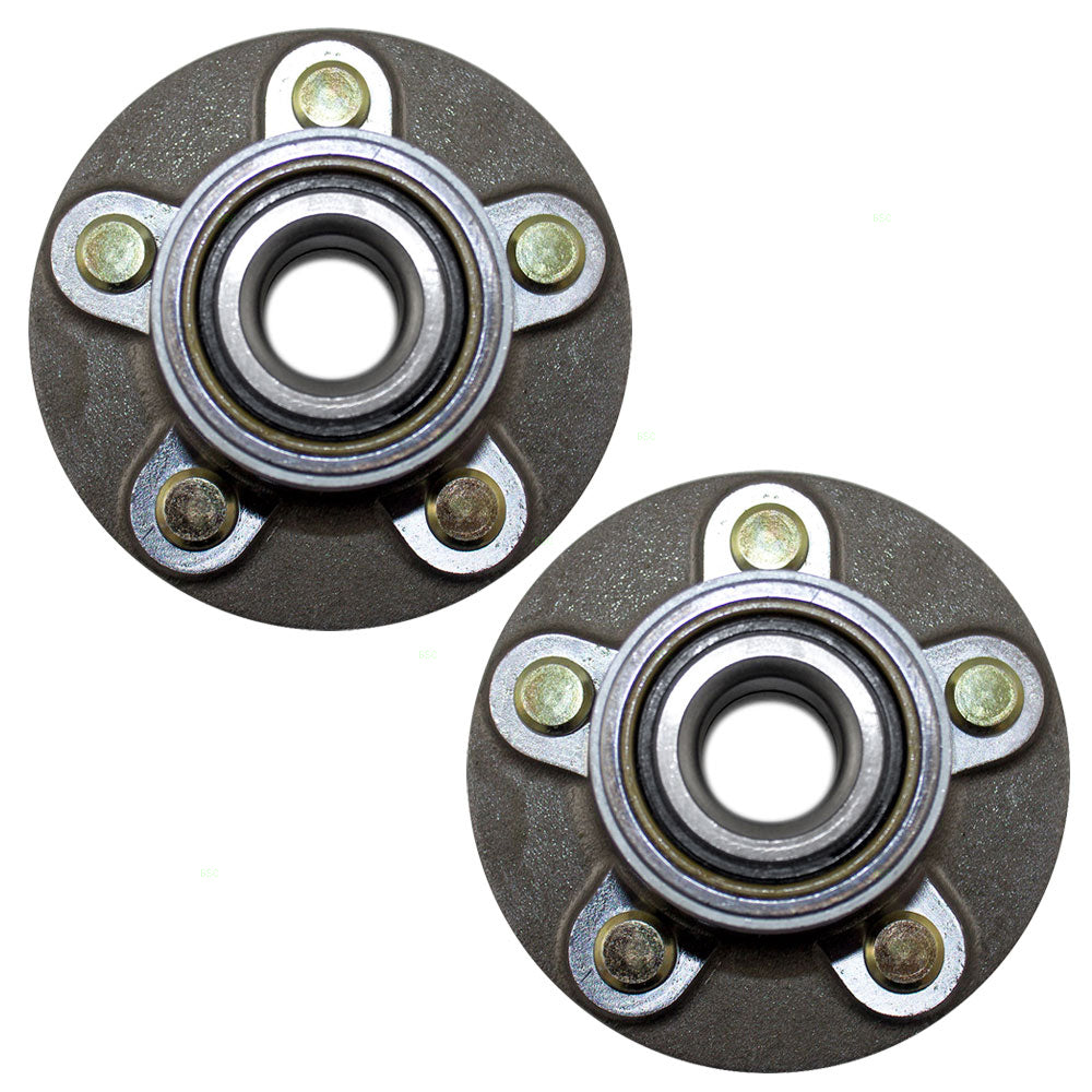 Brock Replacement Pair Set Rear Wheel Hub Bearings Compatible with 2001-2010 PT Cruiser 4509766