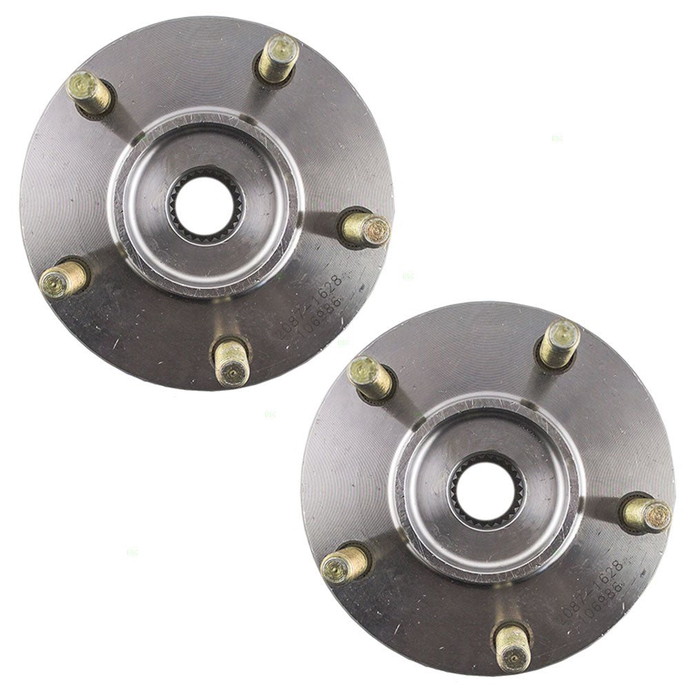 Brock Replacement Set Front Wheel Hub Bearings Compatible with 1995-2005 Sebring Coupe MR403970