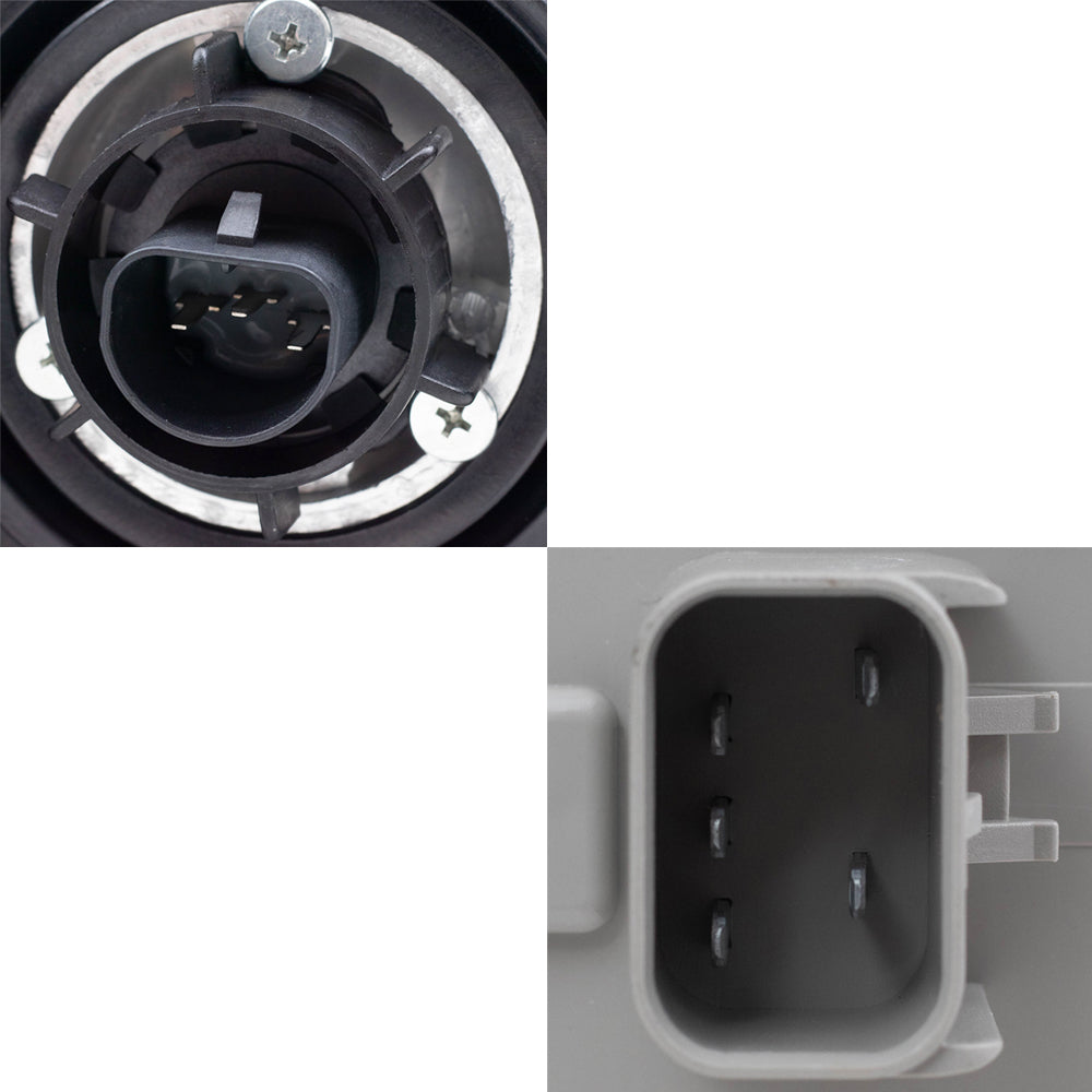 Halogen Headlights Tail Lights w/ Circuit Boards 4 Pc Set for 02-05 Dodge Ram