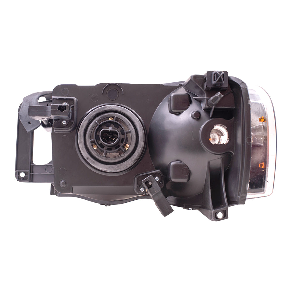 Brock Replacement Passenger Halogen Headlight Compatible with 2002-2005 1500 Pickup Truck 55077120AG
