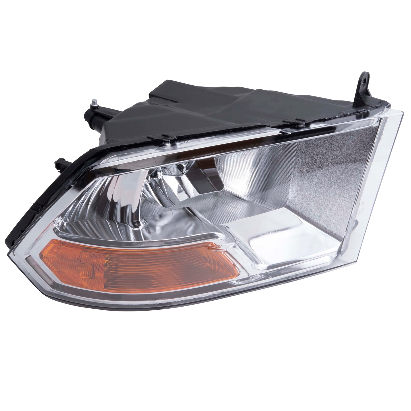Brock Replacement Passenger Right Halogen Combination Headlight Assembly Compatible With 2009-2010 Dodge RAM Pickup Without Quad Headlights 2011-2012 RAM Pickup Without Quad Headlights