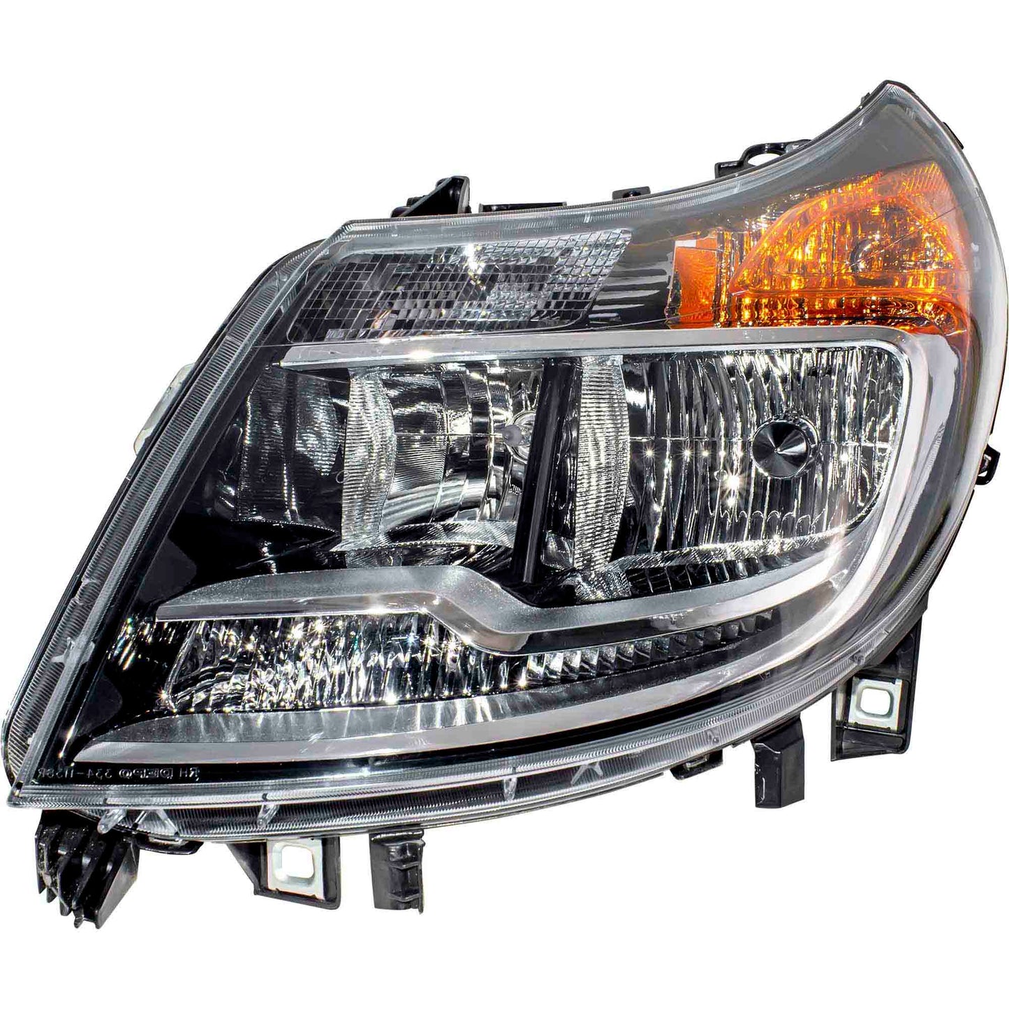 CAPA Certified Halogen Combination Headlight Assembly Without Daytime Running Lights Driver Left For 2014-2022 RAM ProMaster