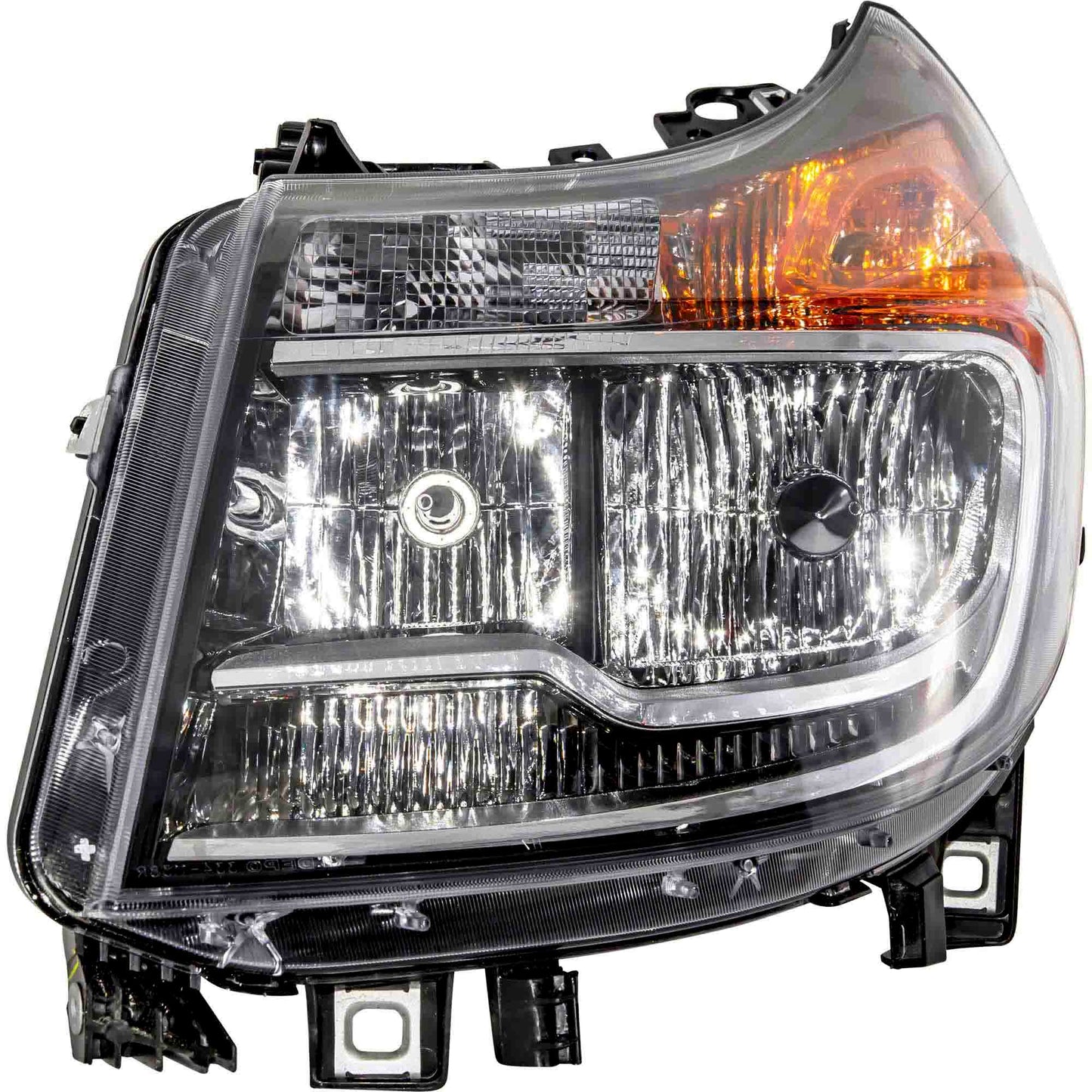 CAPA Certified Halogen Combination Headlight Assembly Without Daytime Running Lights Driver Left For 2014-2022 RAM ProMaster