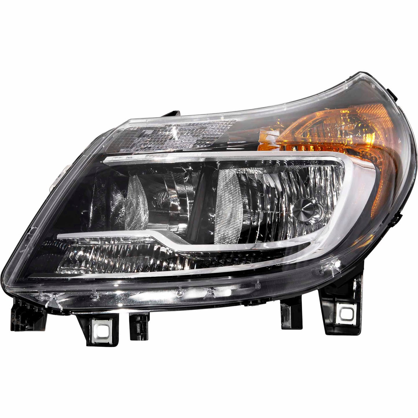 CAPA Certified Halogen Combination Headlight Assembly Without Daytime Running Lights Driver Left For 2014-2022 RAM ProMaster