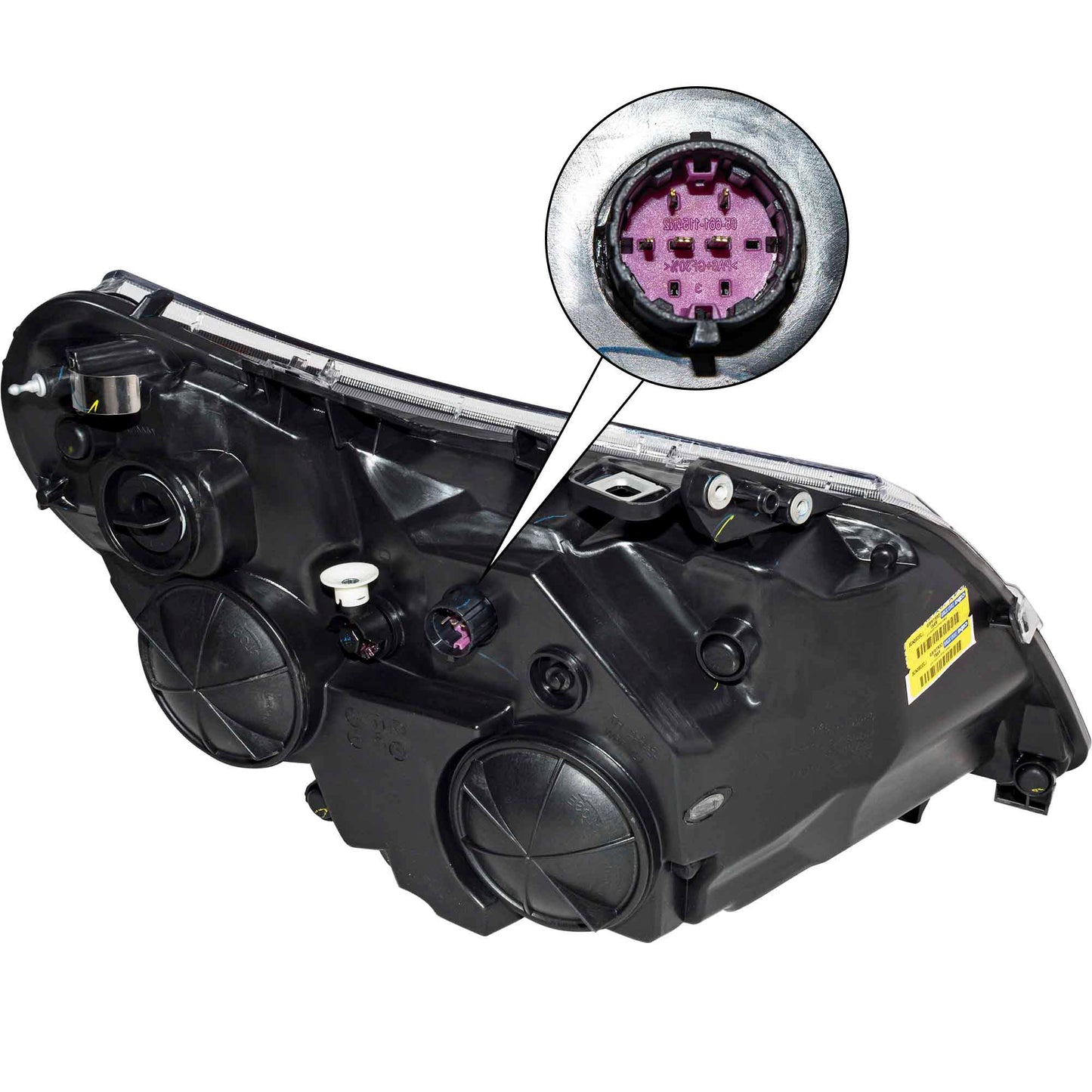 CAPA Certified Halogen Combination Headlight Assembly Without Daytime Running Lights Driver Left For 2014-2022 RAM ProMaster