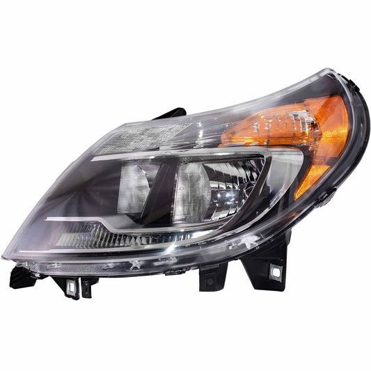 CAPA Certified Halogen Combination Headlight Assembly With Daytime Running Lights Left For 2014-2022 RAM ProMaster