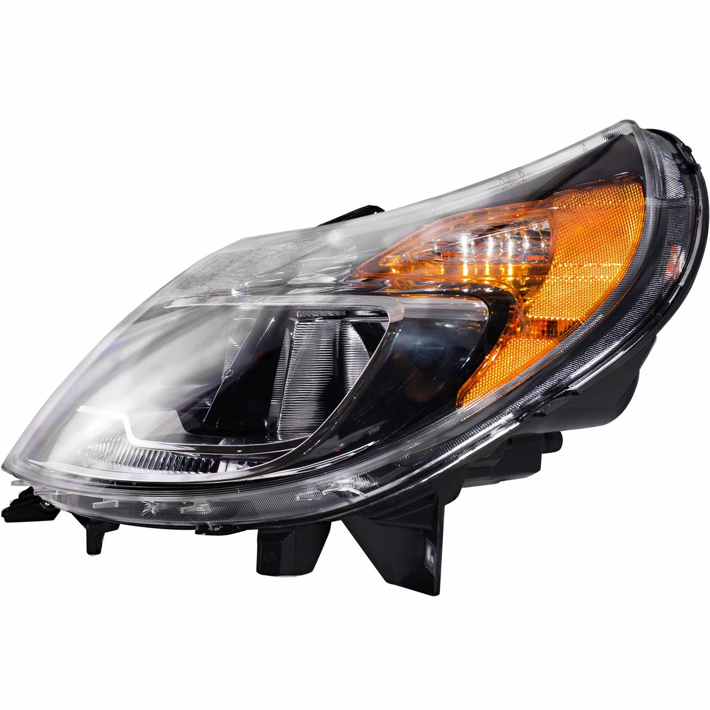 CAPA Certified Halogen Combination Headlight Assembly With Daytime Running Lights Left For 2014-2022 RAM ProMaster