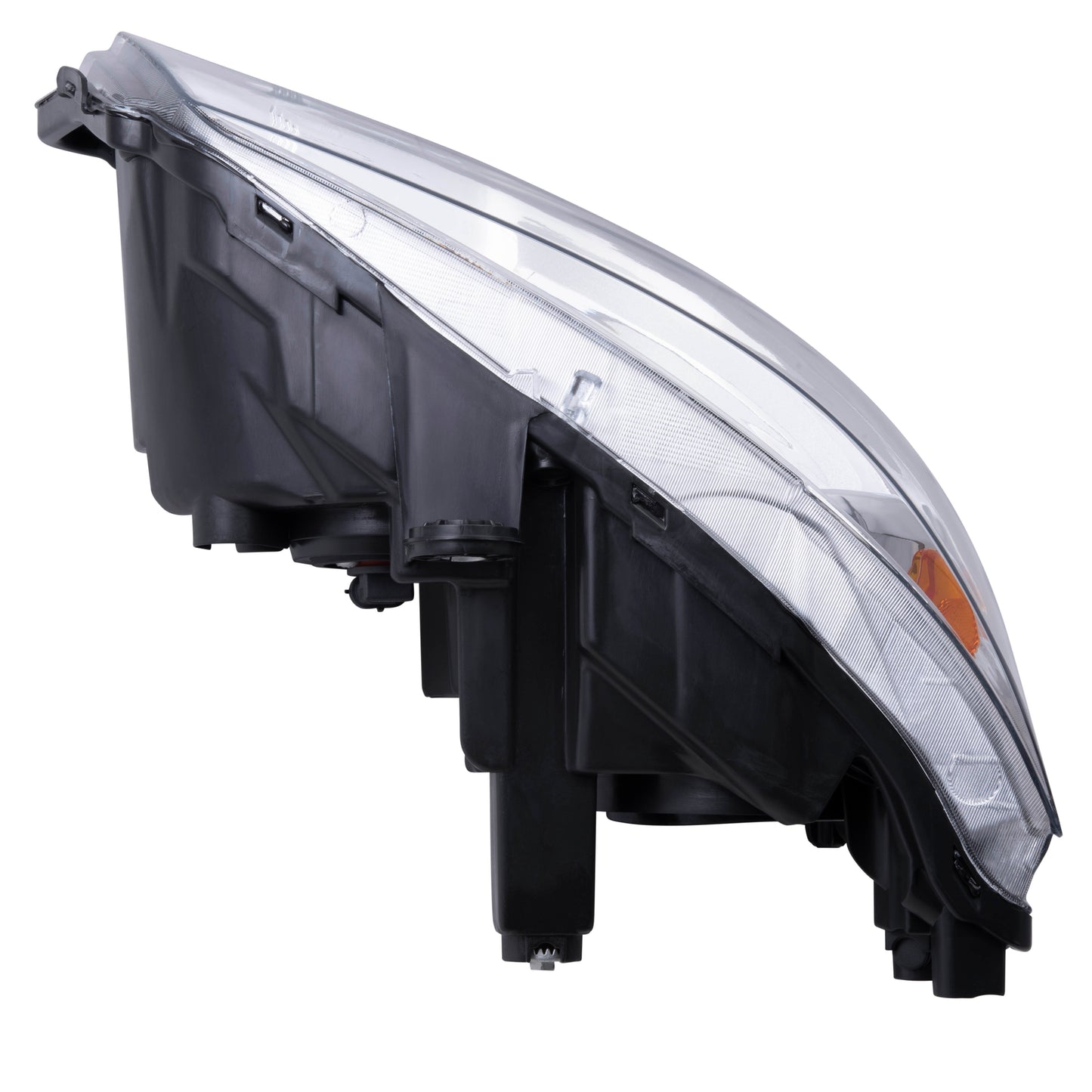 Brock Aftermarket Replacement Passenger Right Halogen Combination Headlight Assembly With Chrome Bezel Compatible With 2008-2016 Chrysler Town & Country