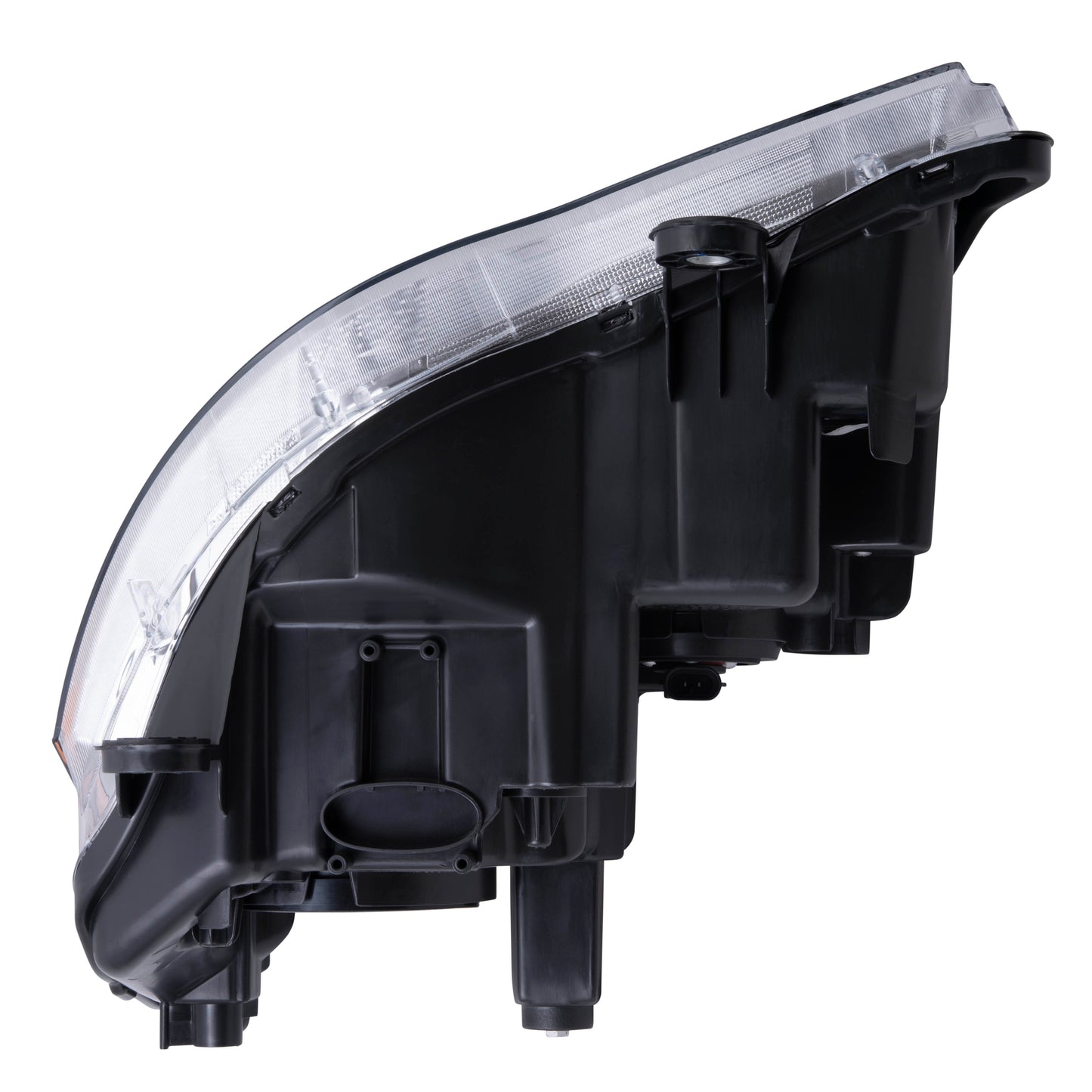 Brock Aftermarket Replacement Passenger Right Halogen Combination Headlight Assembly With Chrome Bezel Compatible With 2008-2016 Chrysler Town & Country