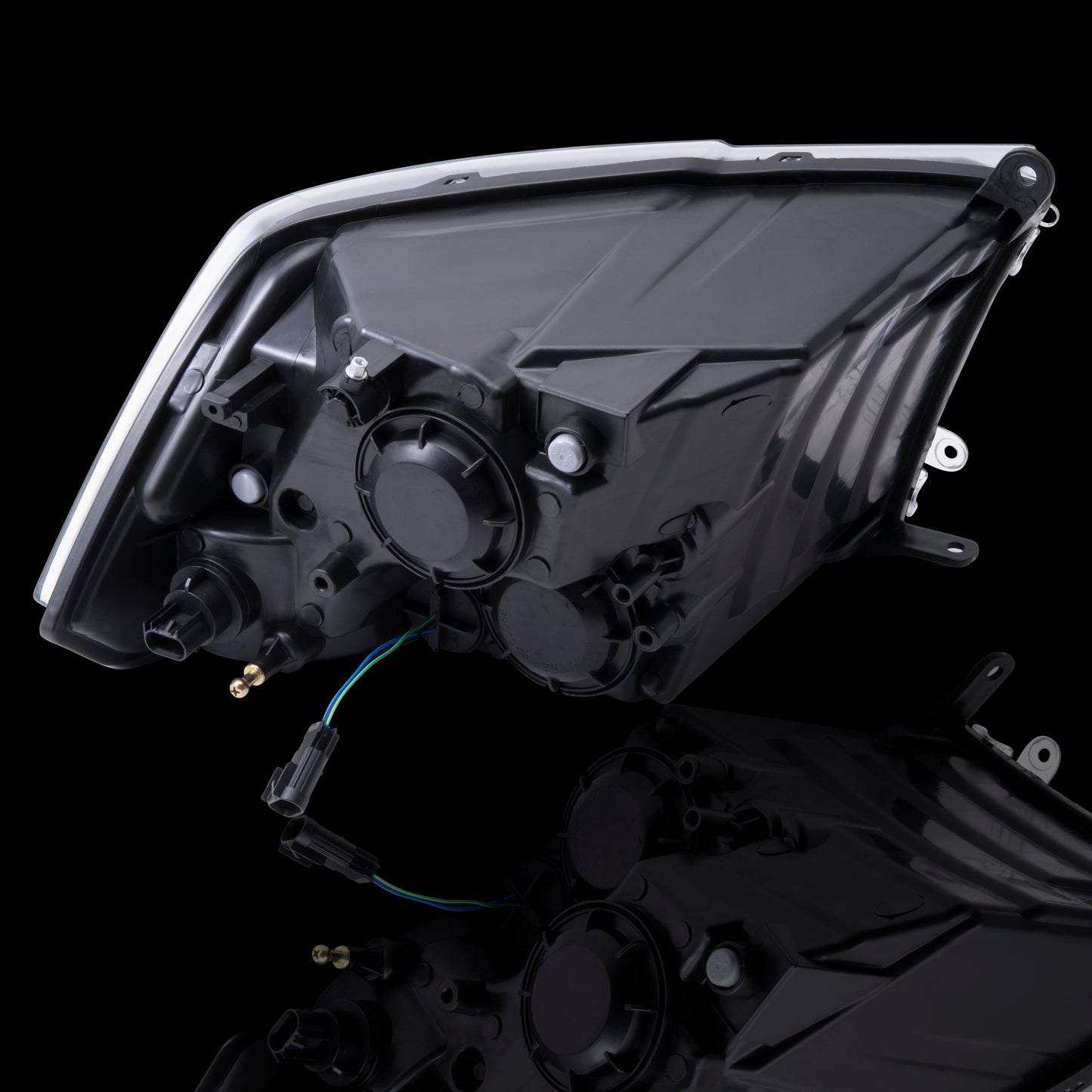 Brock Replacement Driver Left Passenger Right Halogen Combination Headlight Assembly Standard Type With Black Bezel Set Compatible With 2013-2018 RAM Pickup 2019-2023 RAM 1500 Classic